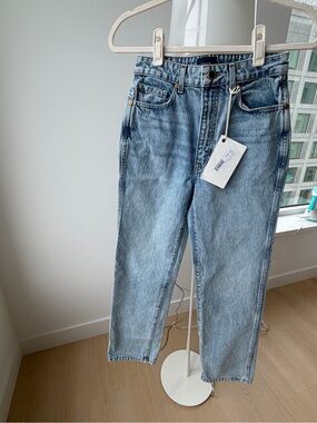 KHAITE Light Blue Relaxed Women’s Jeans